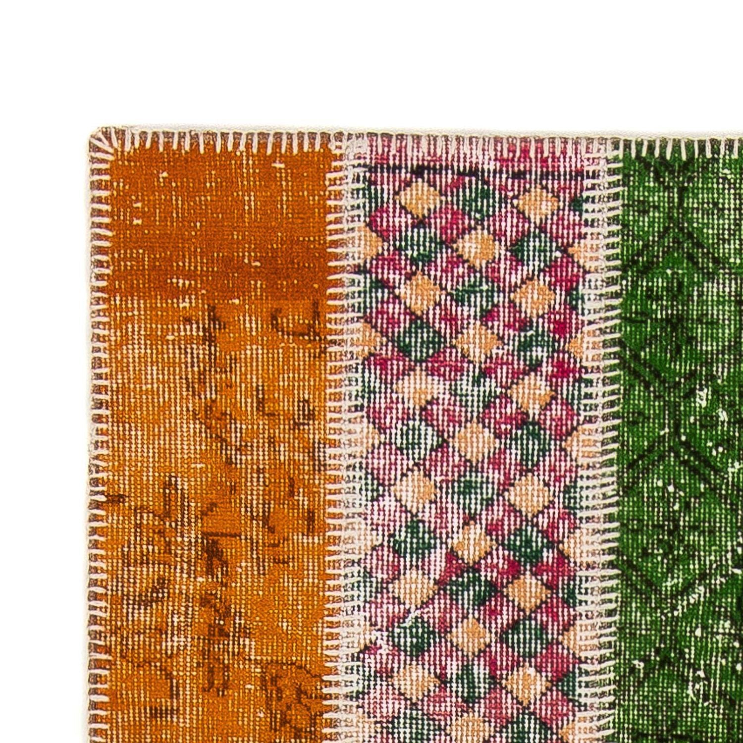 Tapis de couloir Tapis patchwork - 203 x 90 cm - multicolore