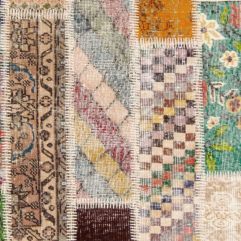 Tapis patchwork - 184 x 120 cm - multicolore
