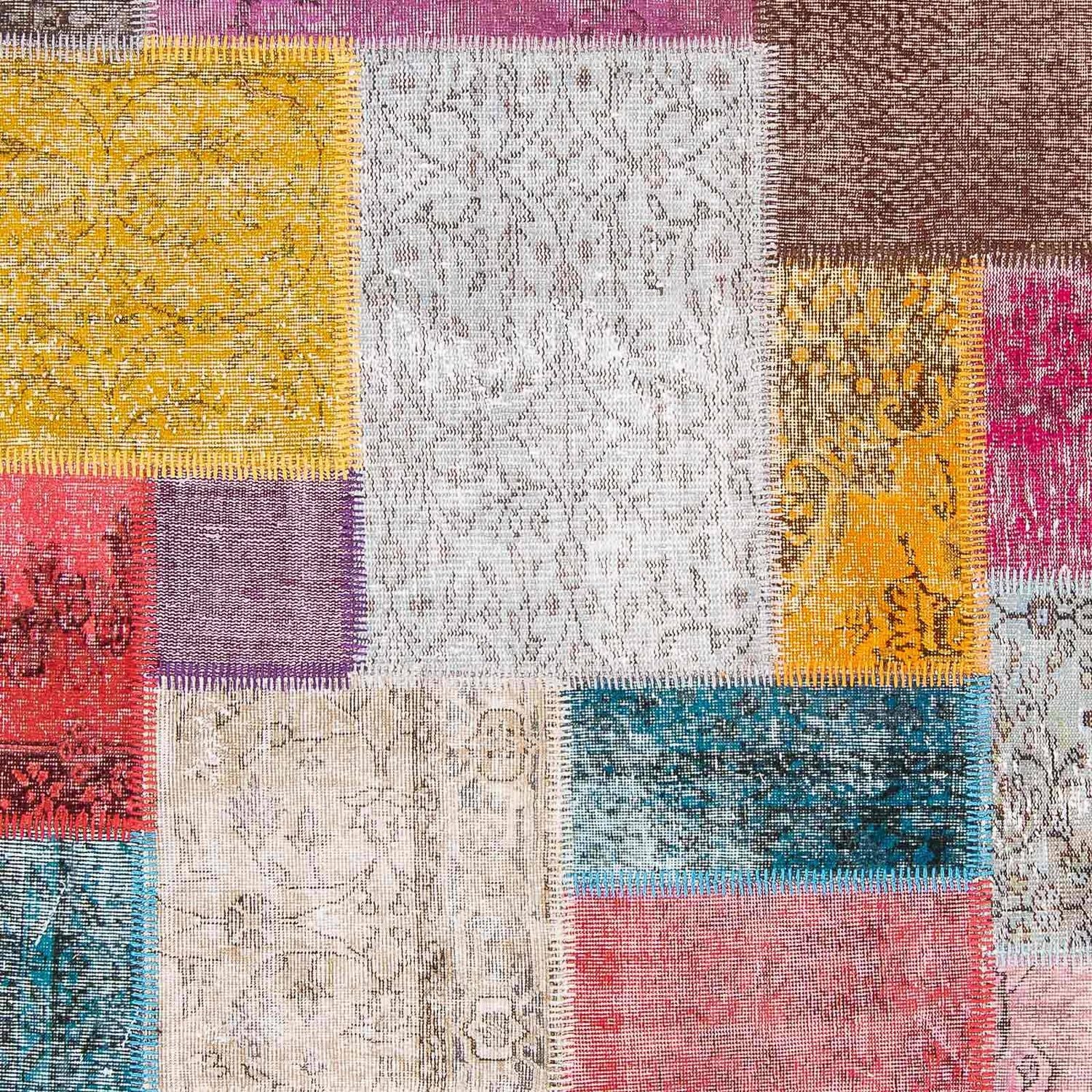 Tapis patchwork - 300 x 250 cm - multicolore