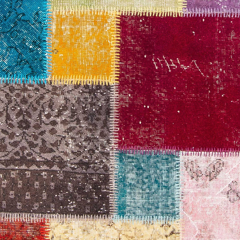 Tapis de couloir Tapis patchwork - 300 x 85 cm - multicolore