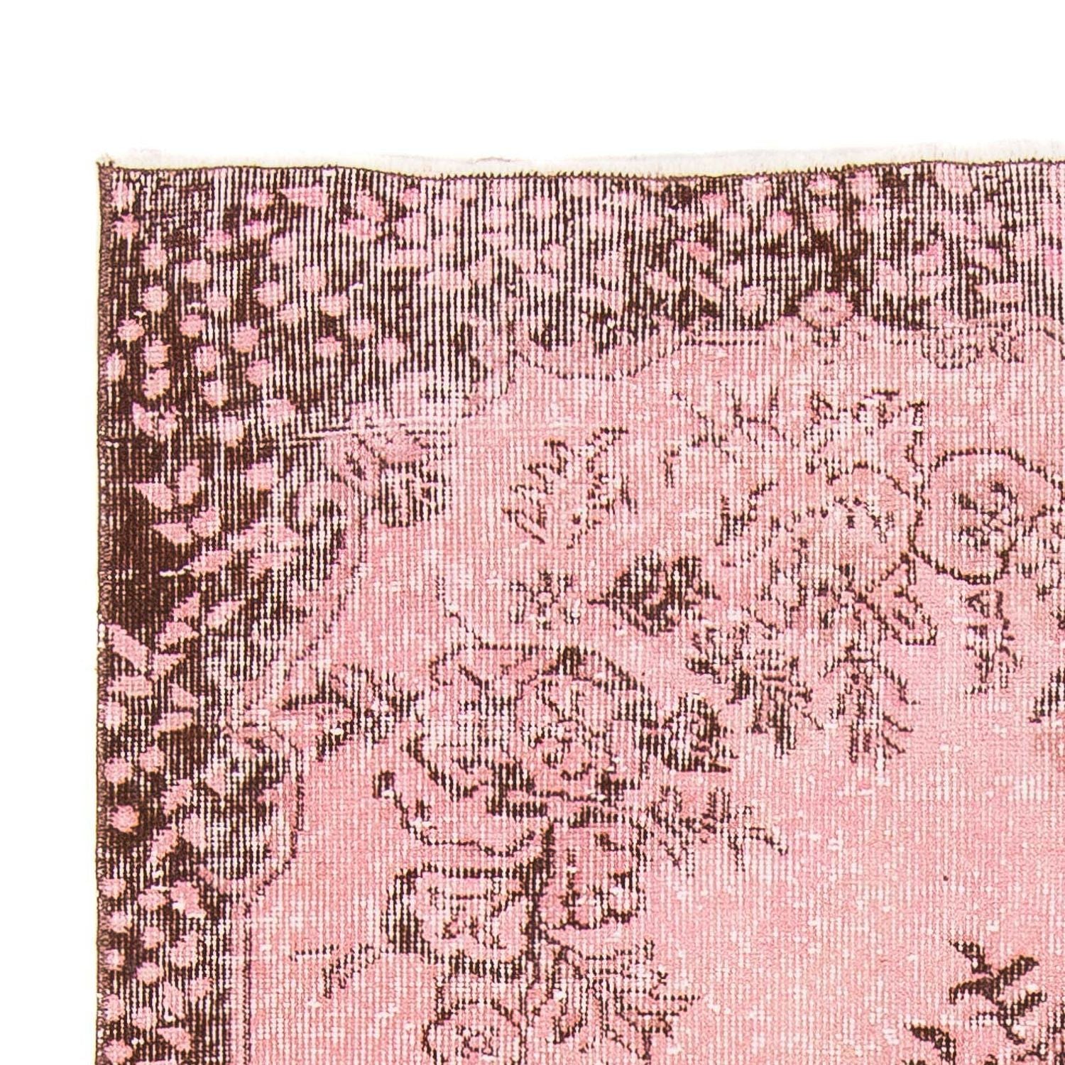 Tapis vintage - 217 x 118 cm - rose