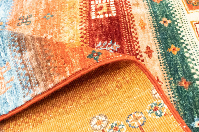 Tapis Gabbeh - Loribaft Persan - 200 x 150 cm - multicolore