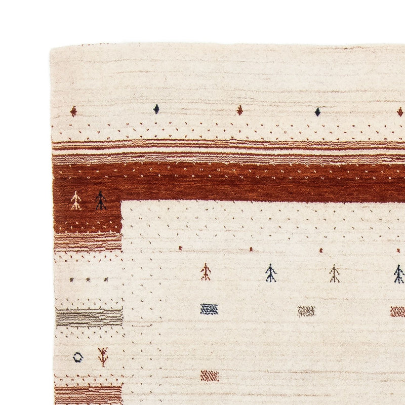 Tapis Gabbeh - Loribaft Persan - 201 x 146 cm - beige