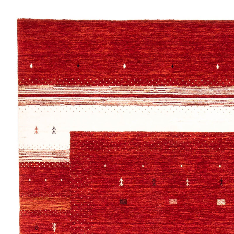 Tapis Gabbeh - Loribaft Persan - 303 x 203 cm - rouge