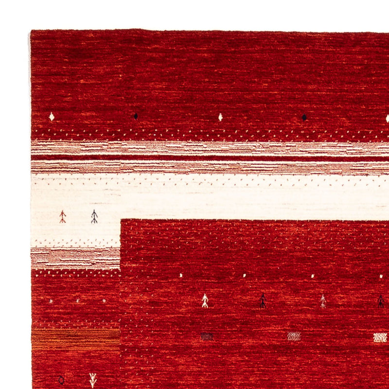 Tapis Gabbeh - Loribaft Persan - 303 x 207 cm - rouge