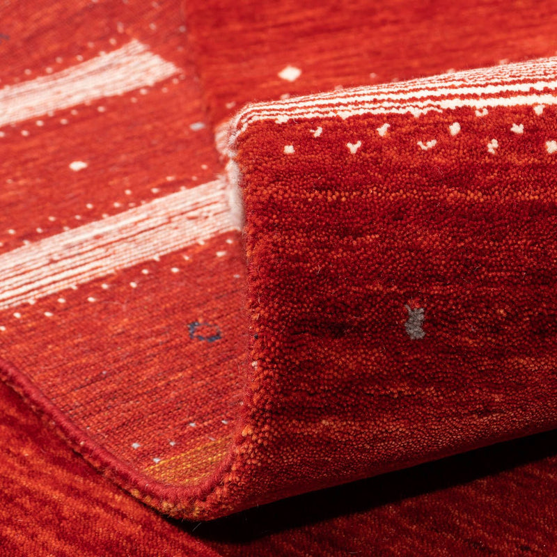 Tapis Gabbeh - Loribaft Persan - 303 x 207 cm - rouge