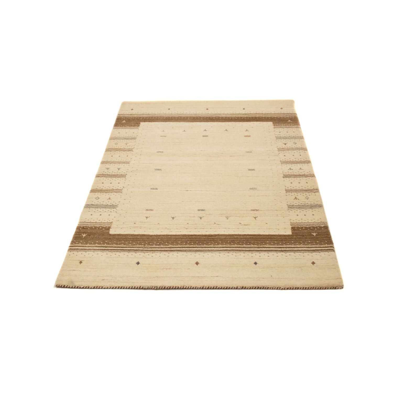 Tapis Gabbeh - Loribaft Persan - 160 x 93 cm - beige