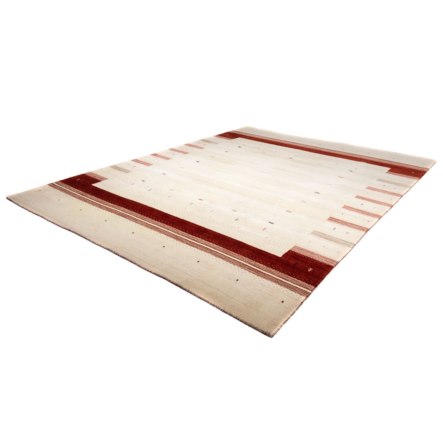 Tapis Gabbeh - Loribaft Persan - 346 x 254 cm - beige