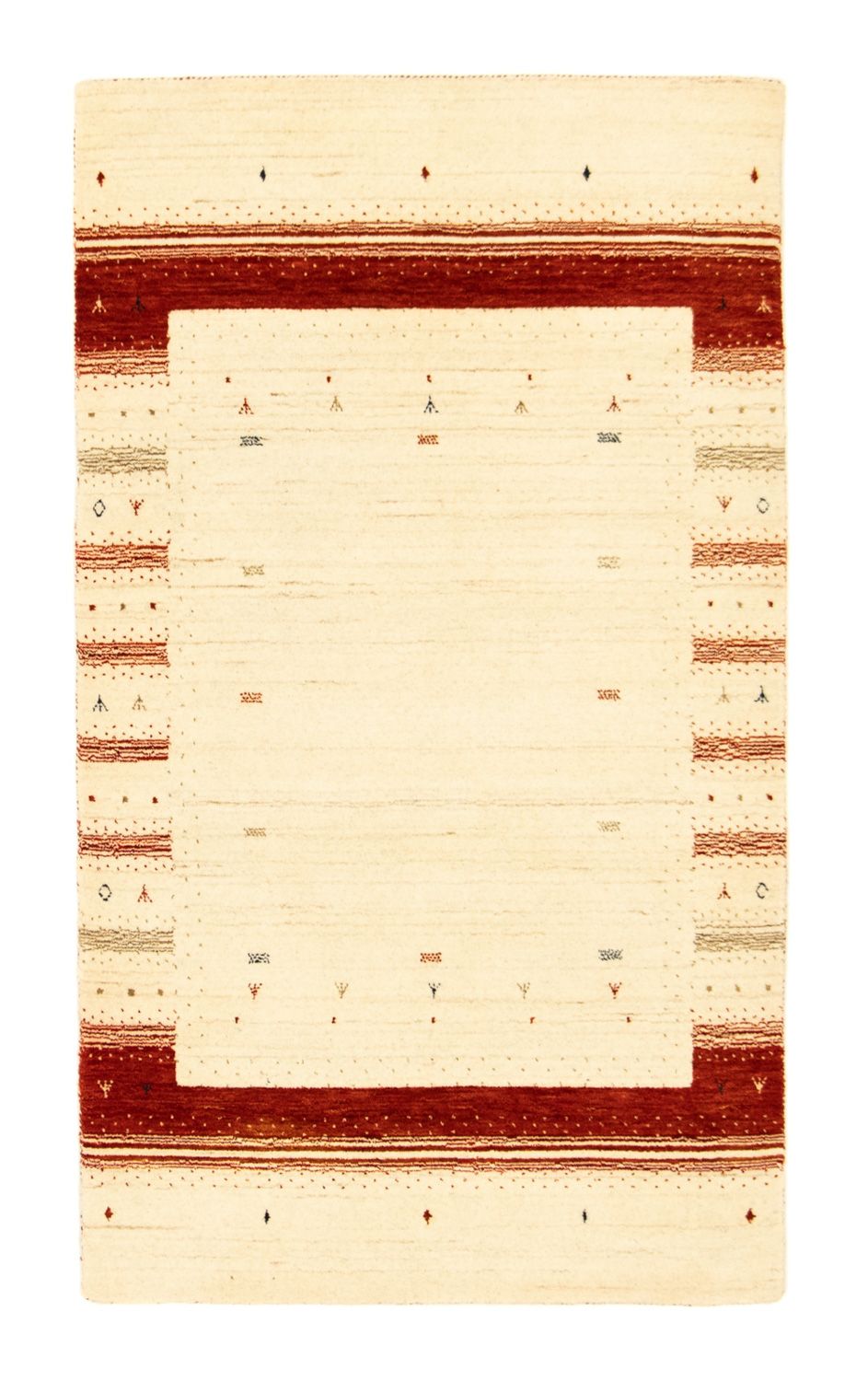 Tapis Gabbeh - Loribaft Persan - 160 x 91 cm - beige