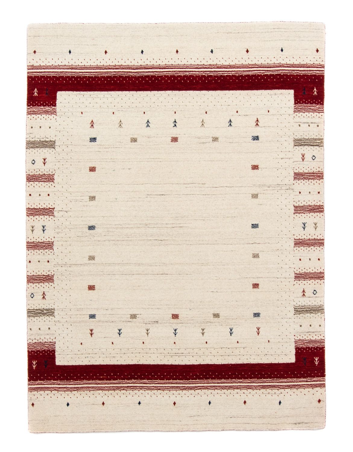Tapis Gabbeh - Loribaft Persan - 198 x 143 cm - beige