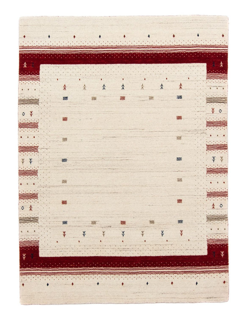 Tapis Gabbeh - Loribaft Persan - 198 x 143 cm - beige