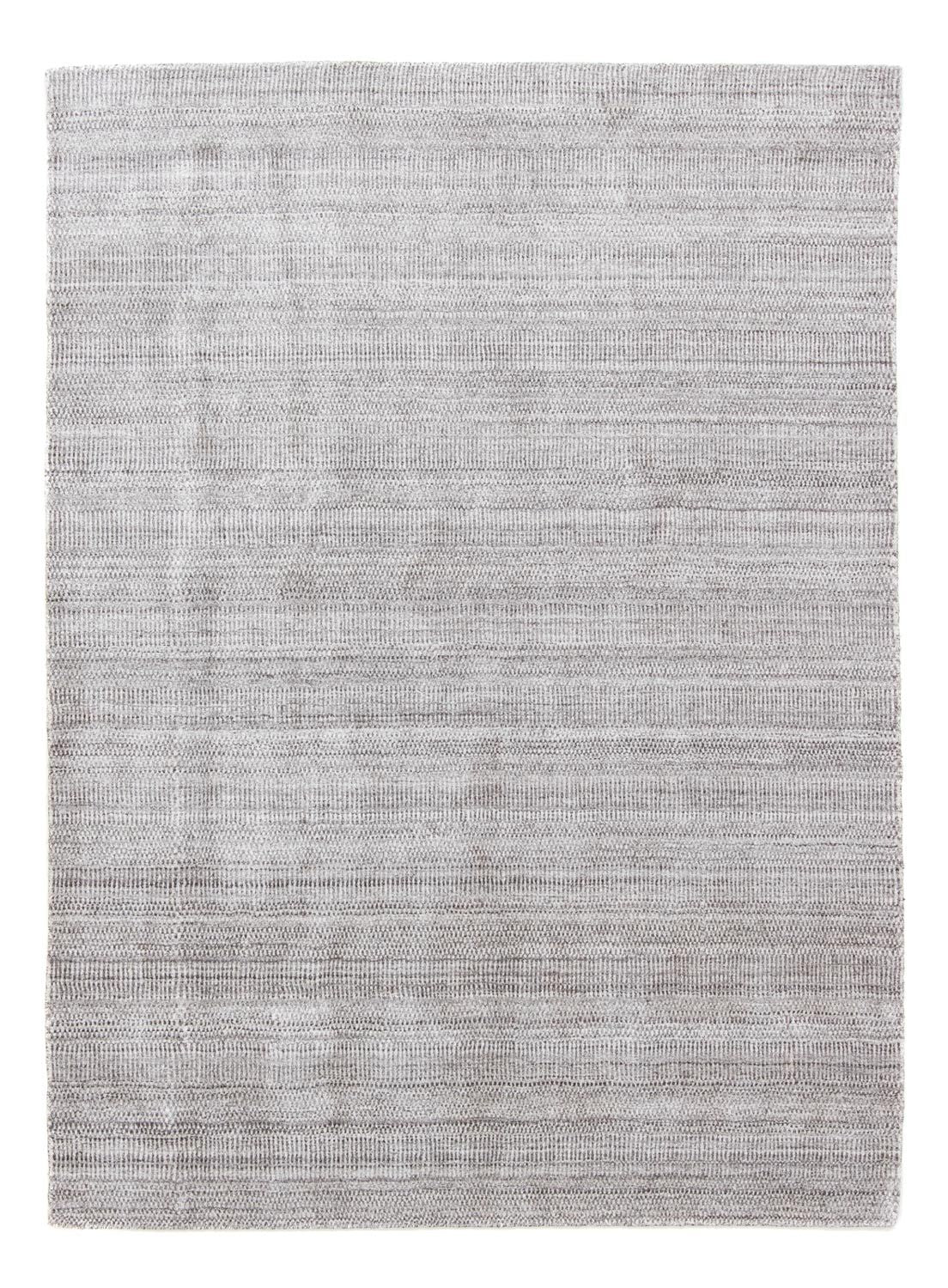 Tapis design - 202 x 143 cm - argent