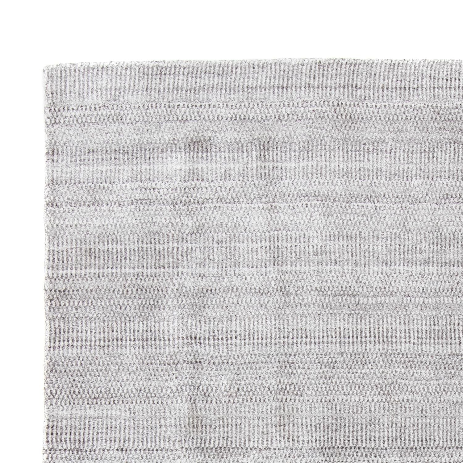 Tapis design - 202 x 143 cm - argent
