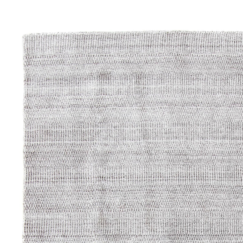 Tapis design - 202 x 143 cm - argent