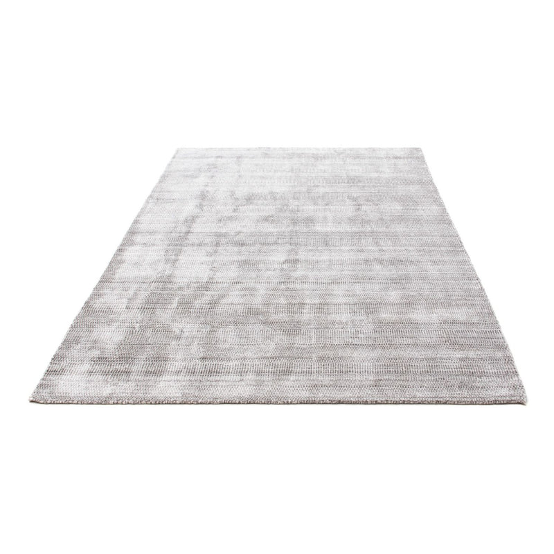 Tapis design - 202 x 143 cm - argent