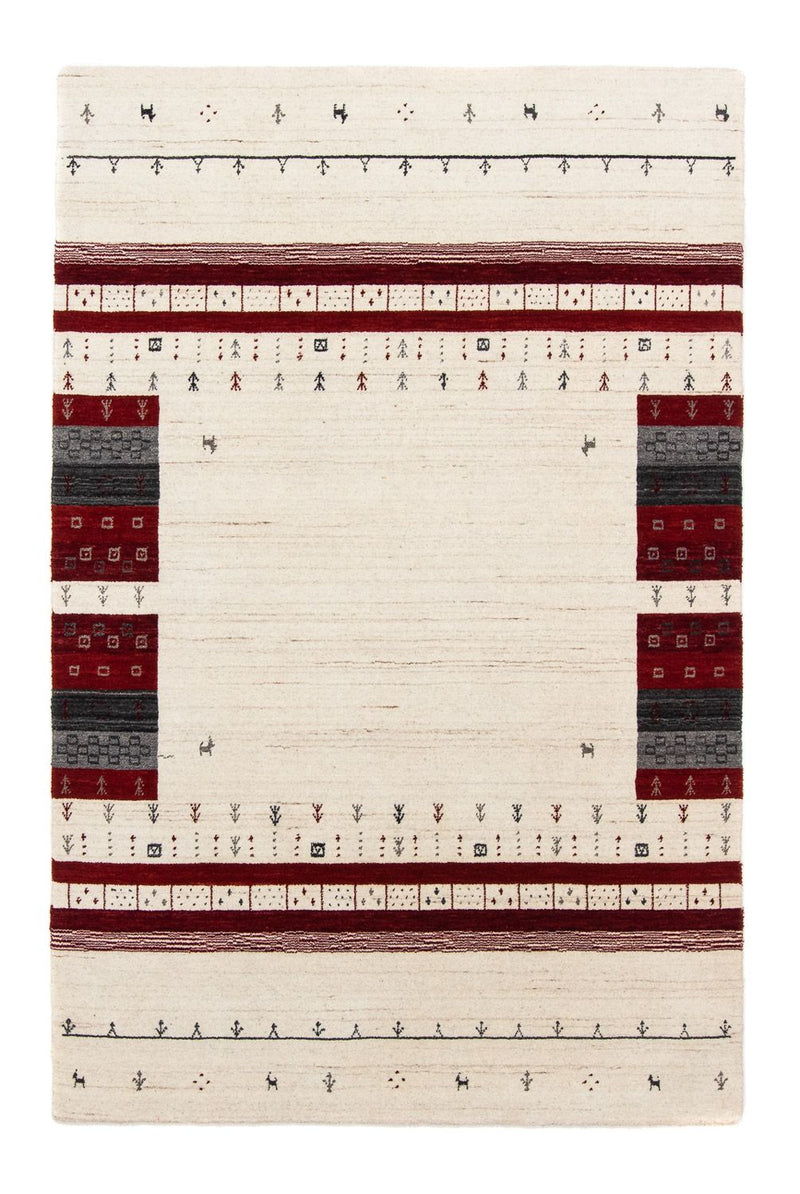 Tapis Gabbeh - Loribaft Persan - 200 x 138 cm - beige