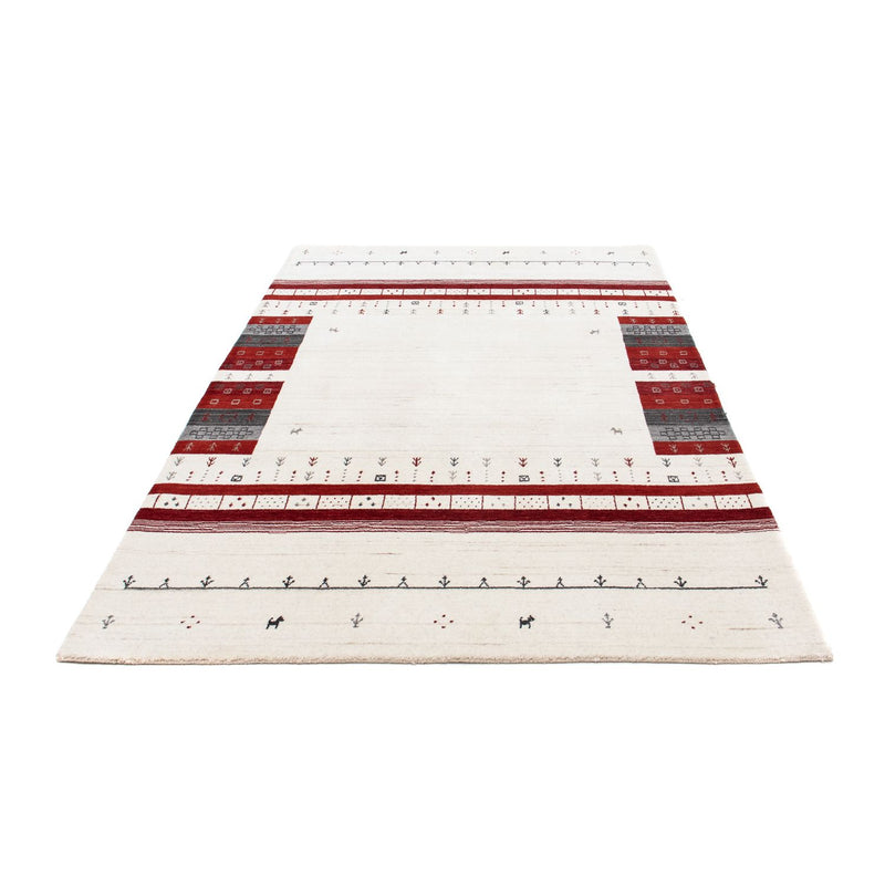 Tapis Gabbeh - Loribaft Persan - 201 x 140 cm - beige