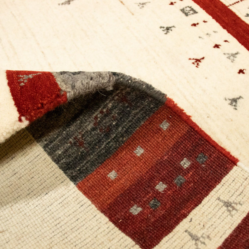 Tapis Gabbeh - Loribaft Persan - 161 x 92 cm - beige