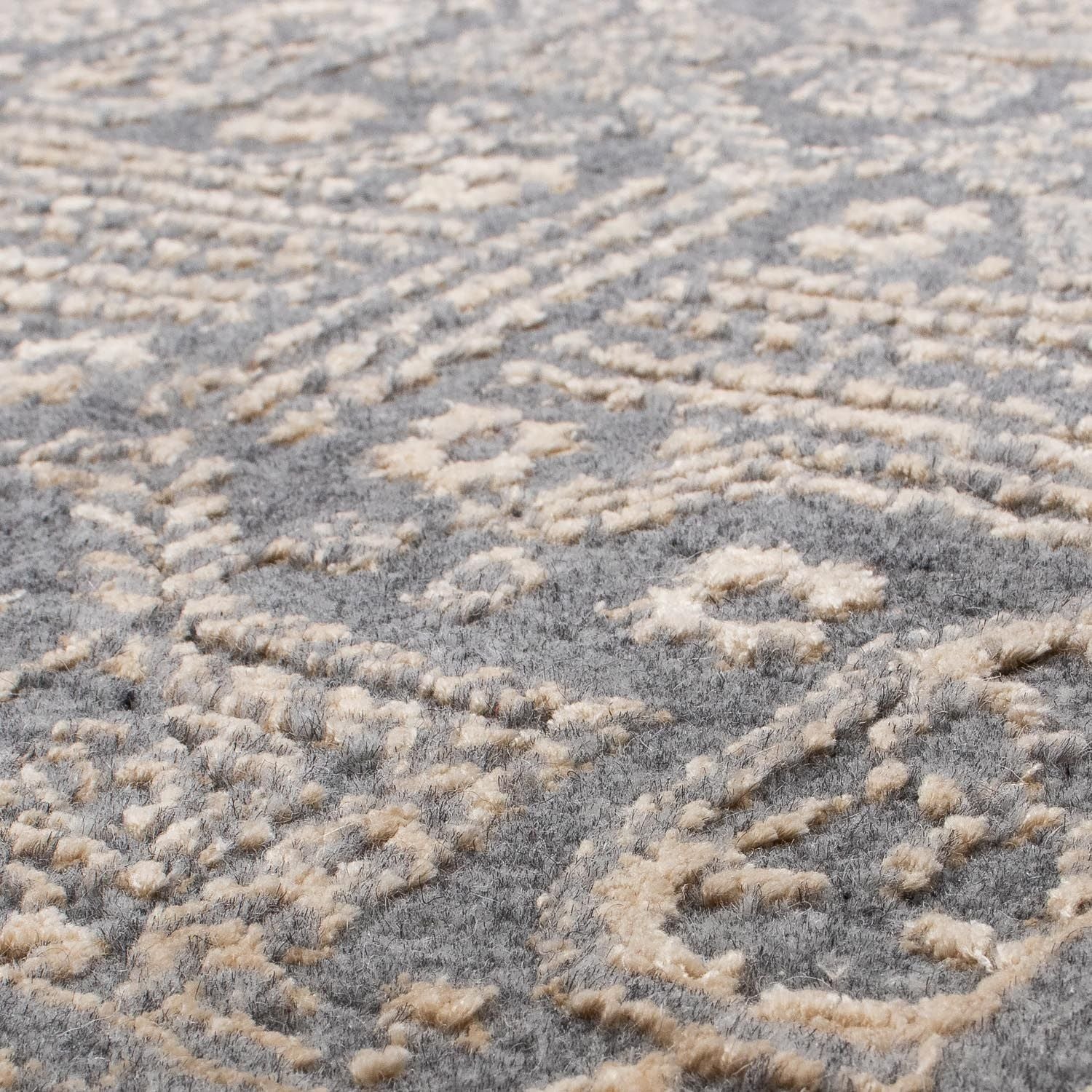 Tapis design - 242 x 162 cm - gris