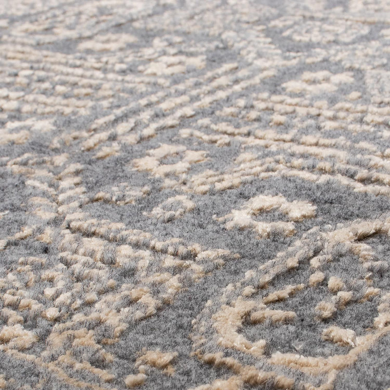 Tapis design - 242 x 162 cm - gris