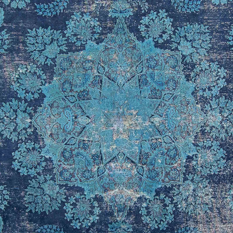 Tapis vintage - 333 x 258 cm - bleu