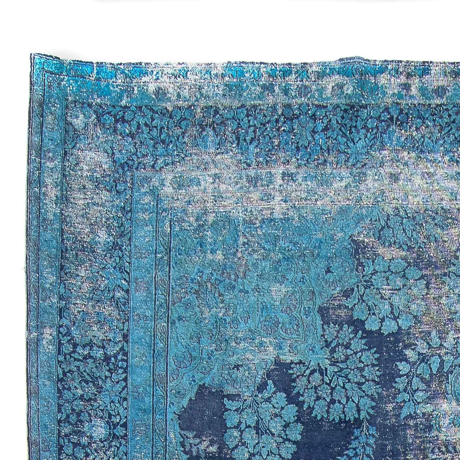 Tapis vintage - 333 x 258 cm - bleu