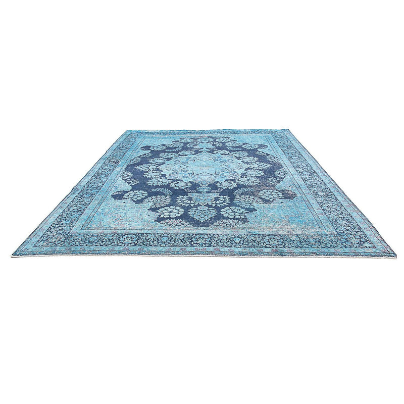 Tapis vintage - 333 x 258 cm - bleu