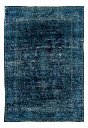 Tapis vintage - 384 x 293 cm - bleu foncé