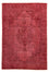Tapis vintage - 383 x 285 cm - rouge foncé