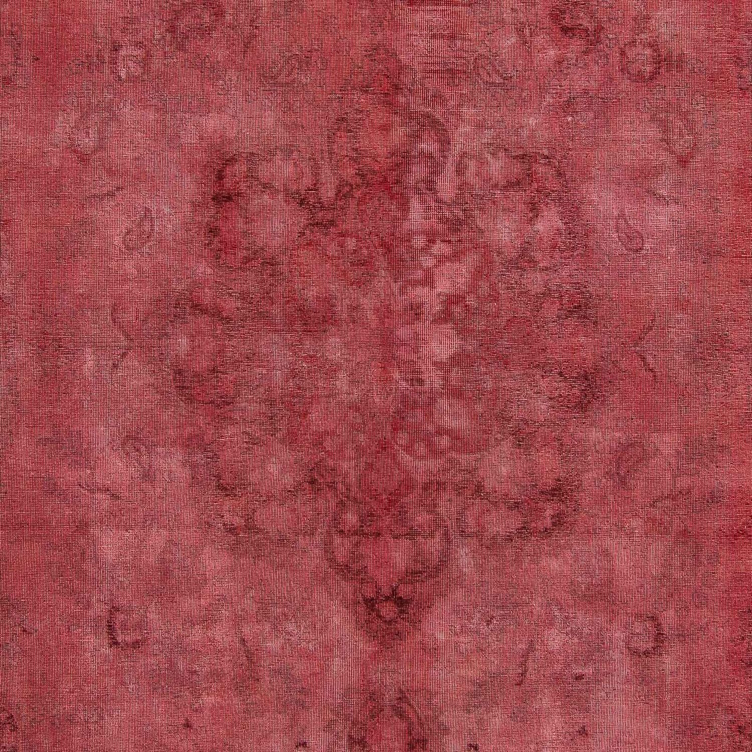 Tapis vintage - 383 x 285 cm - rouge foncé