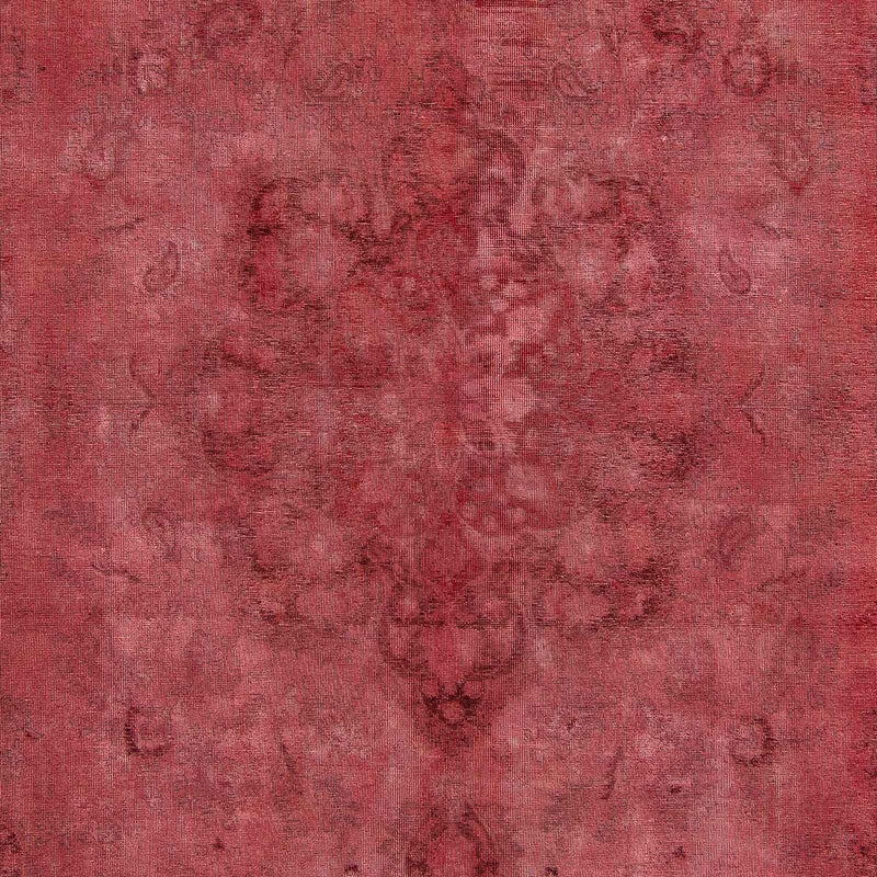 Tapis vintage - 383 x 285 cm - rouge foncé
