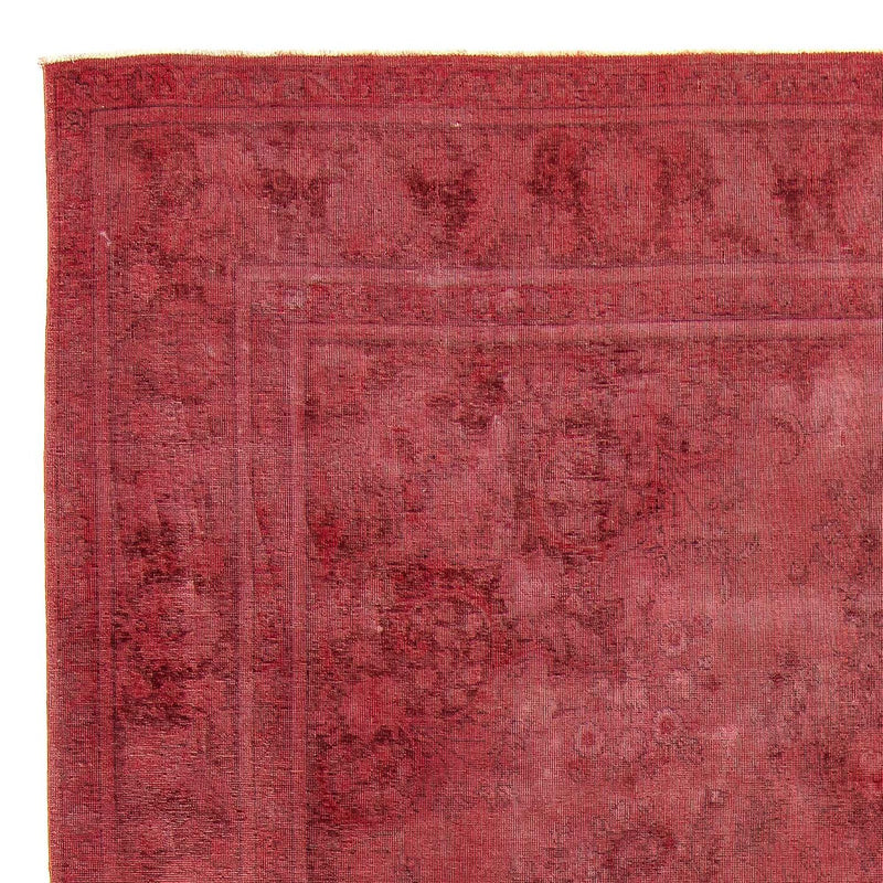 Tapis vintage - 383 x 285 cm - rouge foncé