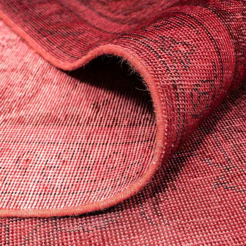 Tapis vintage - 383 x 285 cm - rouge foncé