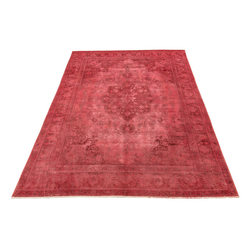 Tapis vintage - 383 x 285 cm - rouge foncé