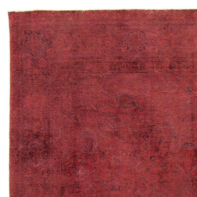 Tapis vintage - 393 x 285 cm - rouge foncé