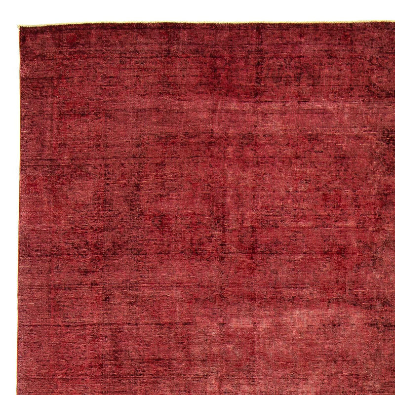 Tapis vintage - 401 x 302 cm - rouge foncé