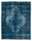 Tapis vintage - 378 x 295 cm - bleu foncé