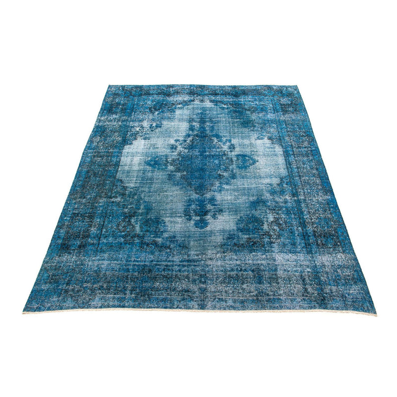 Tapis vintage - 378 x 295 cm - bleu foncé