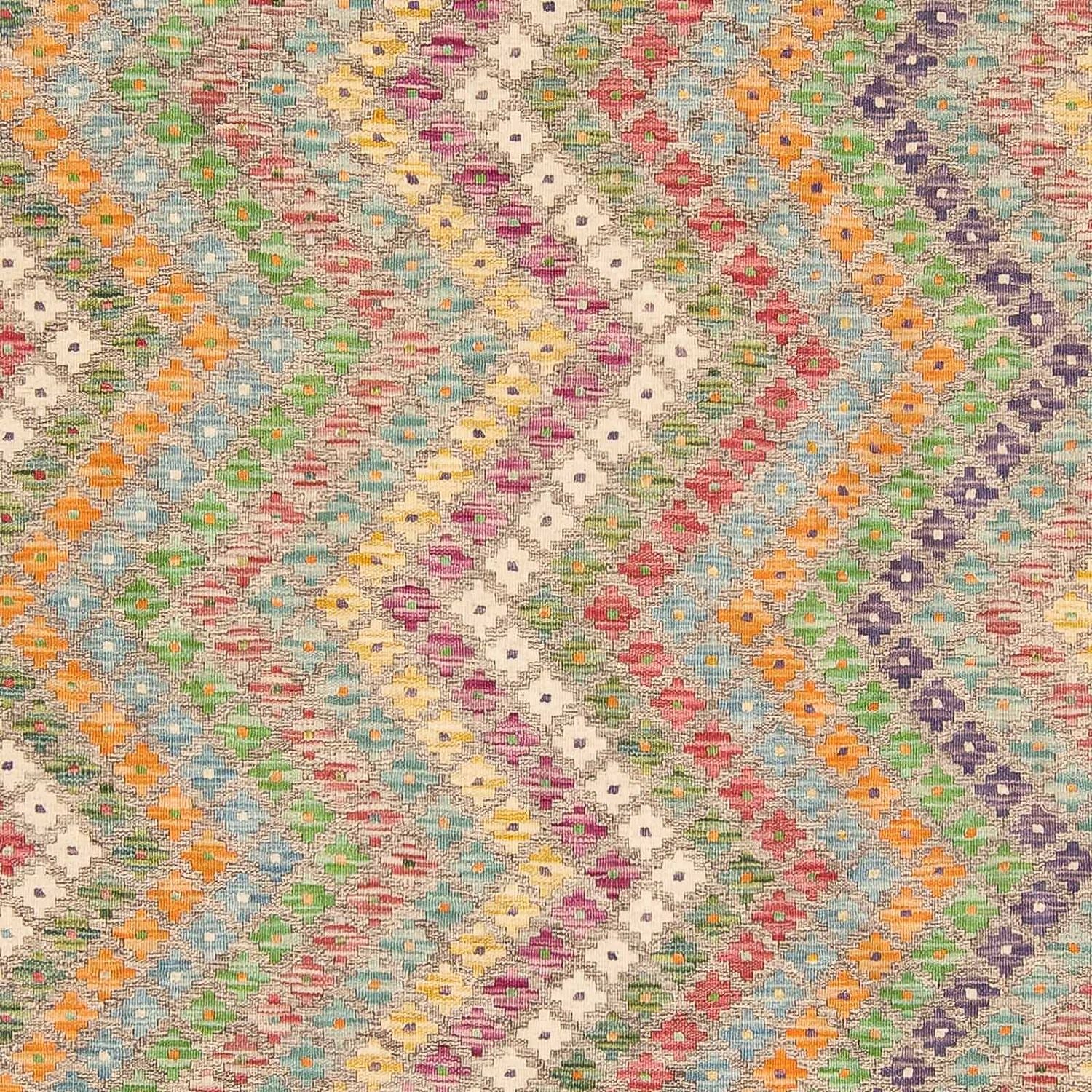 Tapis Kelim - Splash - 298 x 210 cm - multicolore