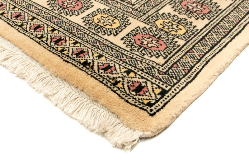 Tapis afghan - Boukhara - 126 x 78 cm - beige