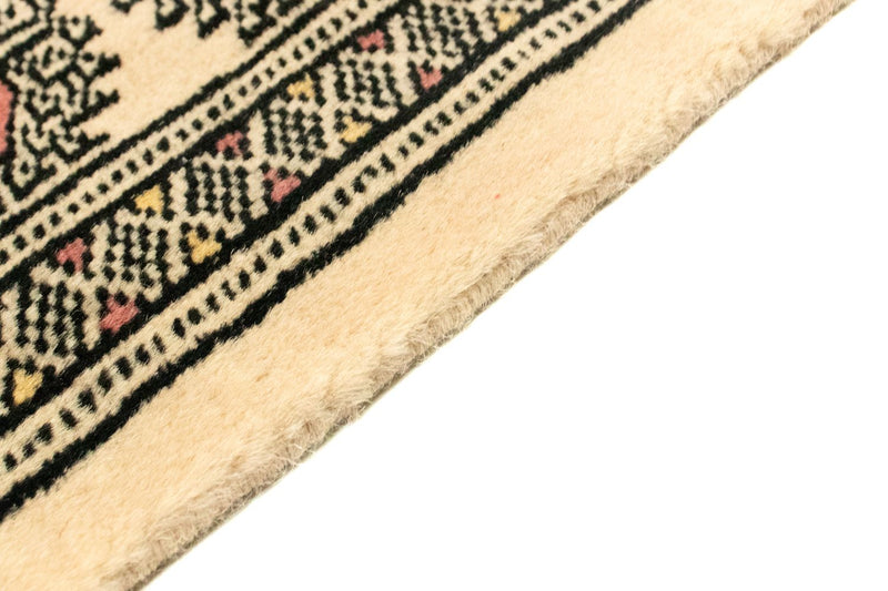 Tapis afghan - Boukhara - 126 x 78 cm - beige