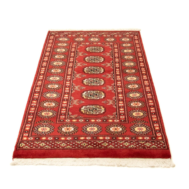Tapis afghan - Boukhara - 132 x 78 cm - rouge
