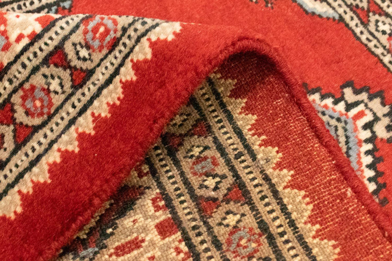 Tapis afghan - Boukhara - 121 x 80 cm - rouge