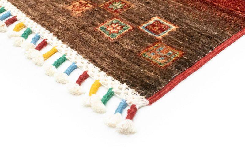 Tapis Gabbeh - Loribaft Persan - 214 x 152 cm - multicolore