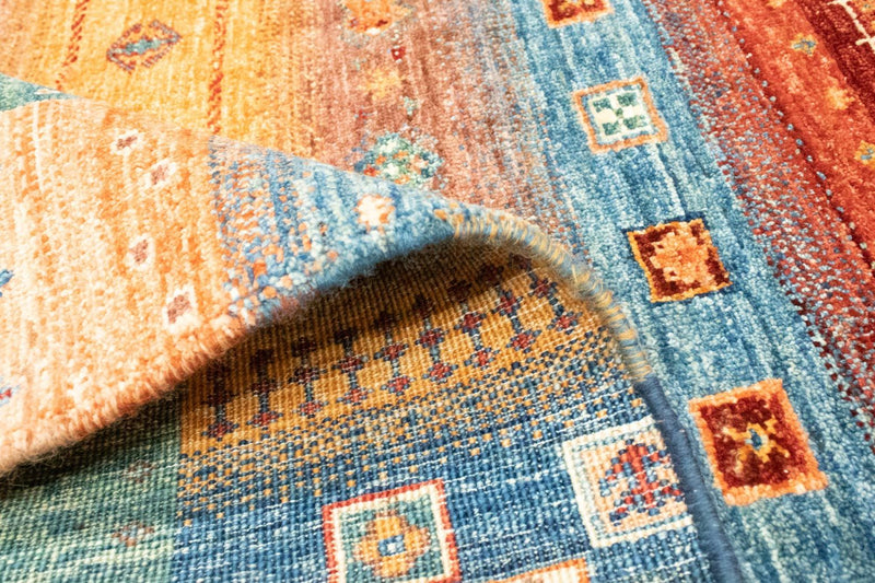 Tapis Gabbeh - Loribaft Persan - 197 x 151 cm - multicolore