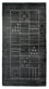 Tapis vintage - 140 x 70 cm - gris foncé