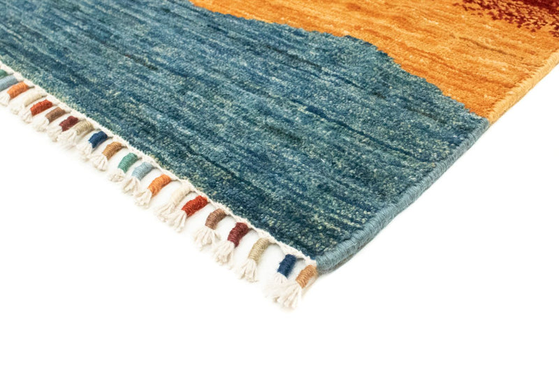 Tapis Gabbeh - Loribaft Persan - 204 x 150 cm - multicolore