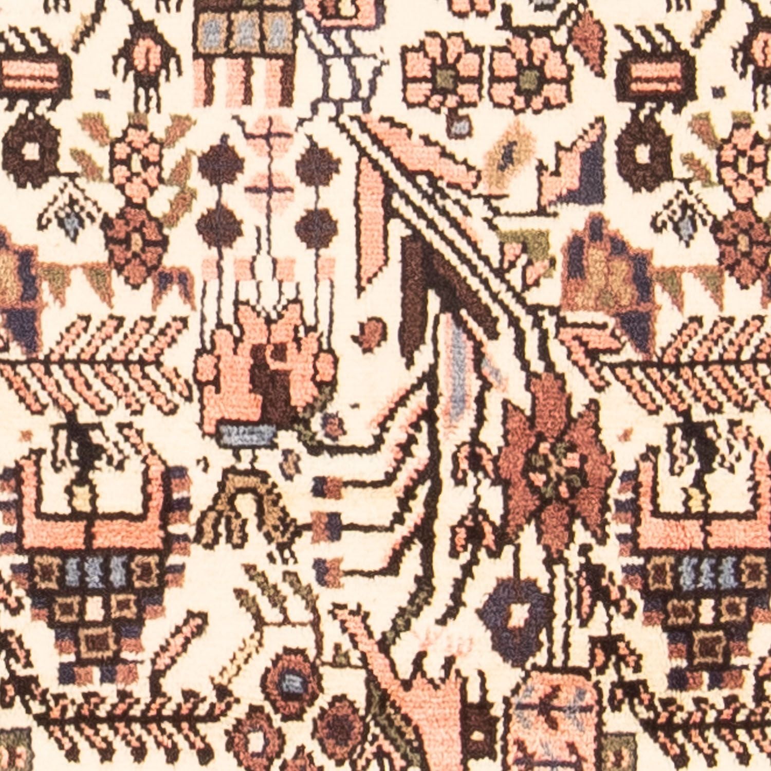 Tapis de couloir Tapis persan - Nomadic - 293 x 112 cm - beige