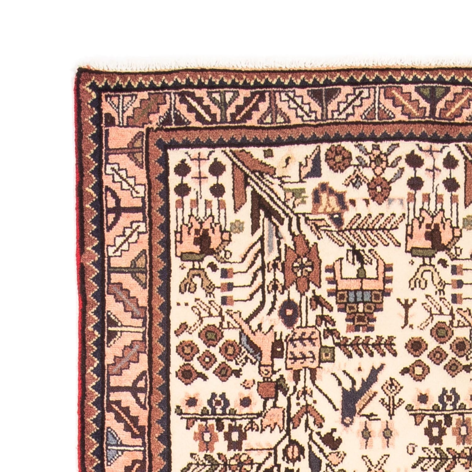 Tapis de couloir Tapis persan - Nomadic - 293 x 112 cm - beige