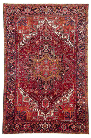Tapis persan - Nomadic - 344 x 240 cm - rouge